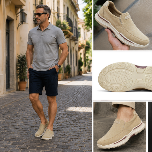 ⏰ ¡30% de descuento hoy! ¡No te lo pierdas! 🔥 Calzado ortopédico de alta calidad con diseño ergonómico y excelente soporte 🦶 Soporte para el arco del pie: ayuda a aliviar el dolor de pies.