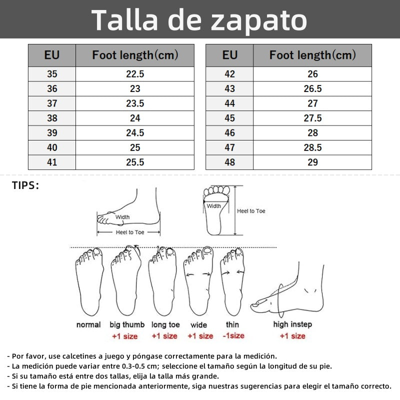 🎉 ¡Último día! ¡30% de descuento! ✅ Calzado ortopédico diseñado específicamente para personas con problemas en los pies; ofrece soporte para el arco y alivia el dolor de espalda, articulaciones y pies.