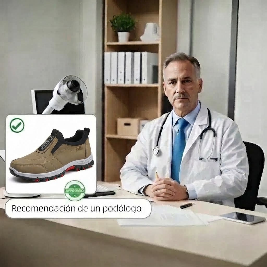 ⏰ ¡30% de descuento hoy! ¡No te lo pierdas! 🔥 Calzado ortopédico de alta calidad con diseño ergonómico y excelente soporte 🦶 Soporte para el arco del pie: ayuda a aliviar el dolor de pies.