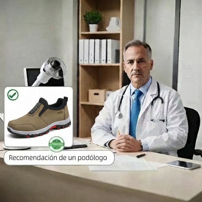 ⏰ ¡30% de descuento hoy! ¡No te lo pierdas! 🔥 Calzado ortopédico de alta calidad con diseño ergonómico y excelente soporte 🦶 Soporte para el arco del pie: ayuda a aliviar el dolor de pies.