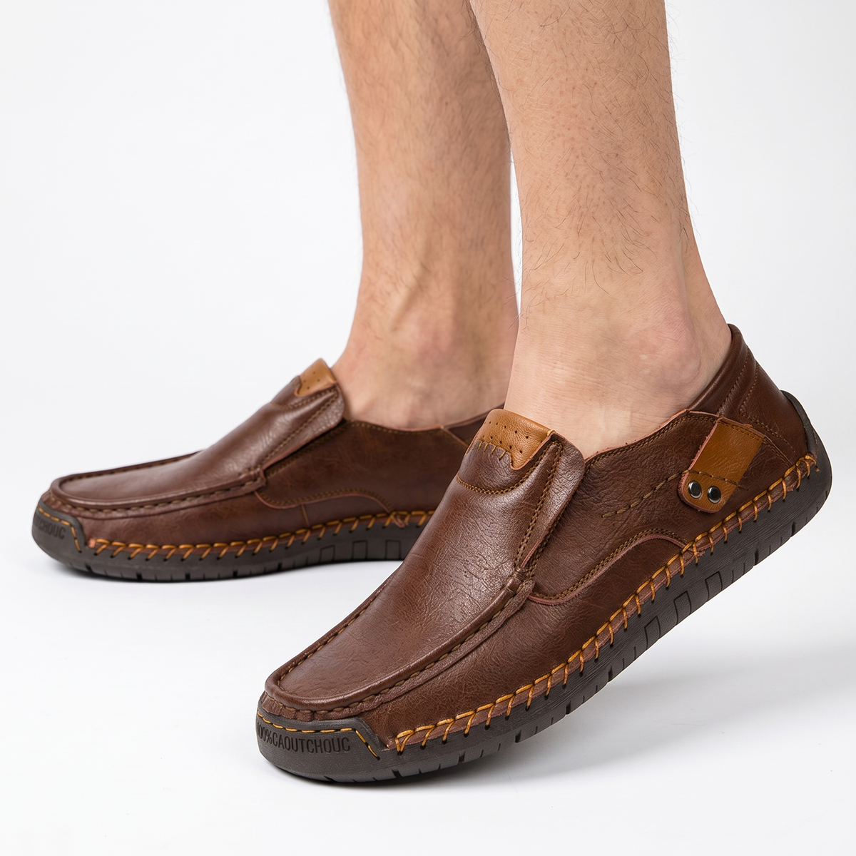 🔥 ¡30% de descuento por tiempo limitado! 🐂Mocasines de Cuero Premium - Comodidad y Estilo-Diseño ergonómico con soporte de arco, impermeables y antideslizantes.