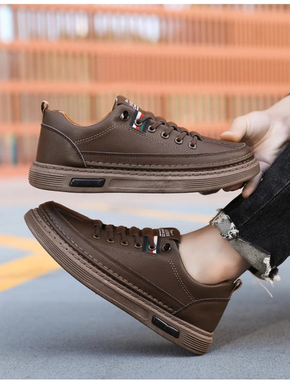 🐂 Zapatos de piel de becerro para hombre, fabricados en Australia 👞 Cosidos a mano, fáciles de poner y quitar ✅ Soporte para el arco del pie, alivio del dolor: caminar cómodamente