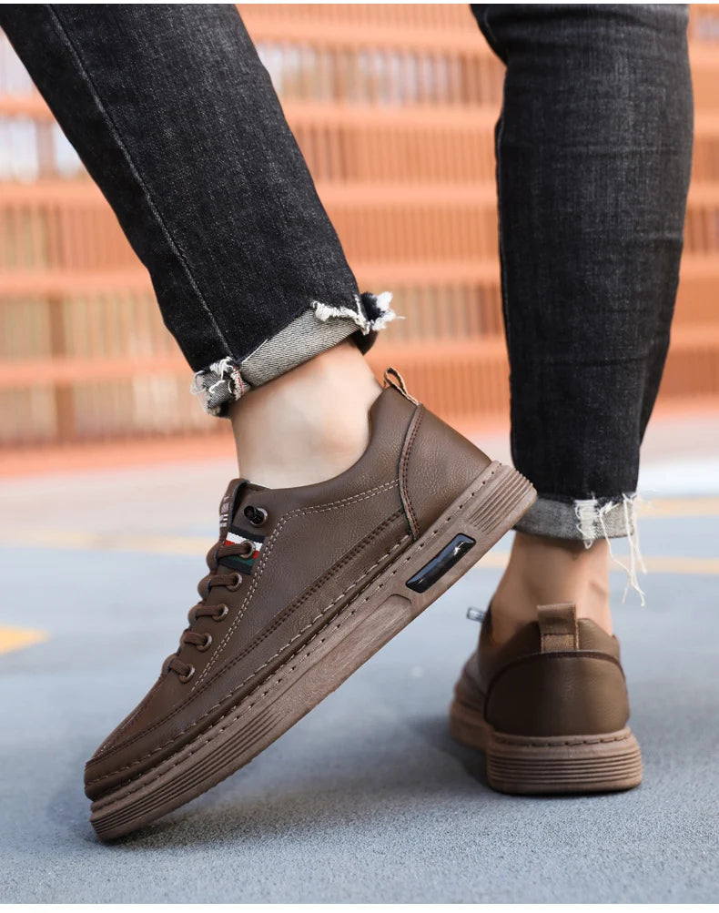 🐂 Zapatos de piel de becerro para hombre, fabricados en Australia 👞 Cosidos a mano, fáciles de poner y quitar ✅ Soporte para el arco del pie, alivio del dolor: caminar cómodamente