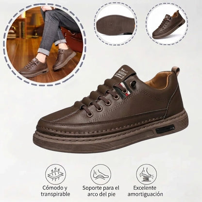 🎁 ¡Último día con un 30 % de descuento! ¡No te lo pierdas! ⏰ Zapatos italianos de piel auténtica, hechos a mano ✅ Soporte para el arco del pie: ayuda a aliviar las molestias ✅ Diseño ergonómico para caminar sin dolor