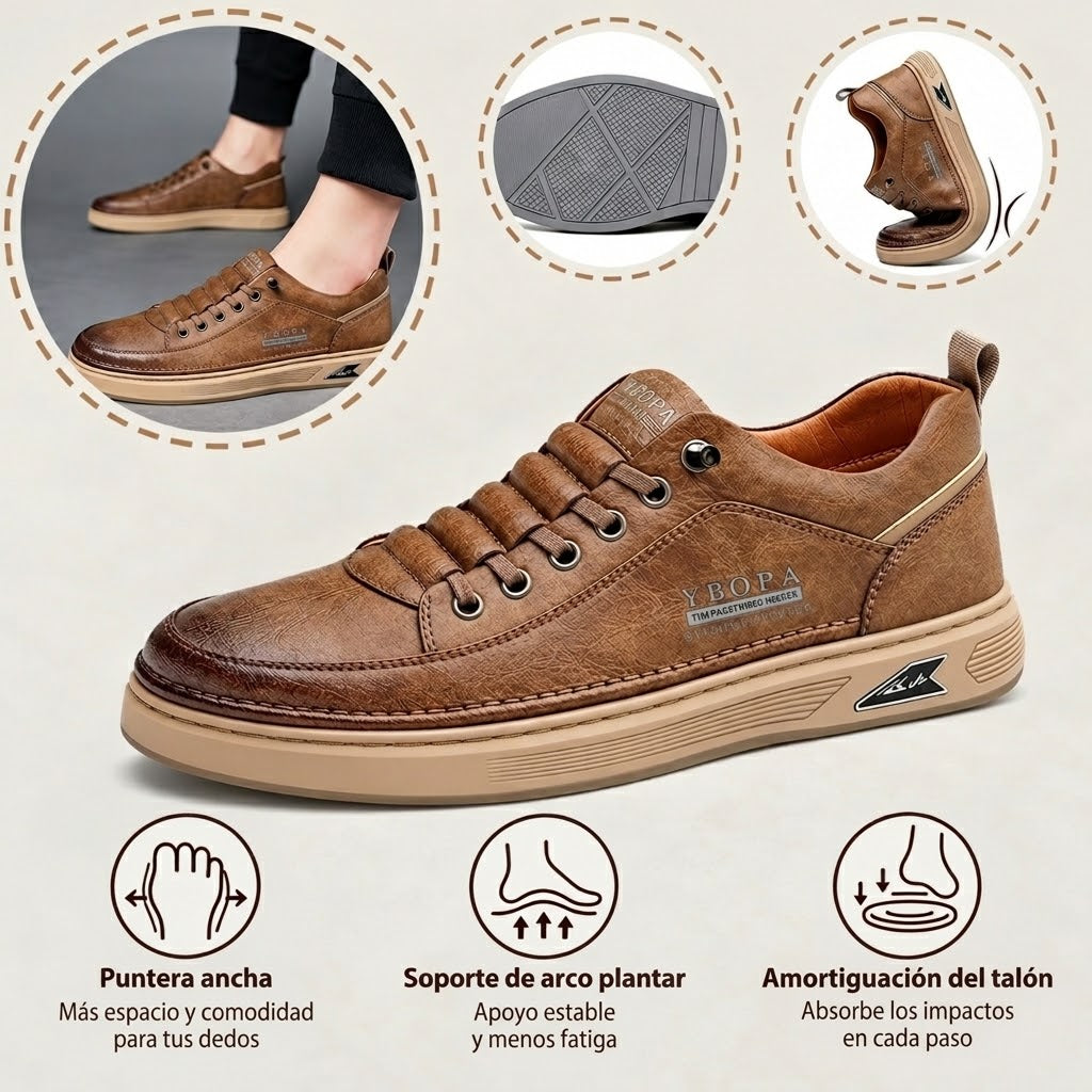 🎁 ¡Último día con un 30 % de descuento! ¡No te lo pierdas! ⏰ Zapatos italianos de piel auténtica, hechos a mano ✅ Soporte para el arco del pie: ayuda a aliviar las molestias ✅ Diseño ergonómico para caminar sin dolor