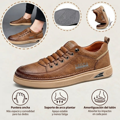 🎁 ¡Último día con un 30 % de descuento! ¡No te lo pierdas! ⏰ Zapatos italianos de piel auténtica, hechos a mano ✅ Soporte para el arco del pie: ayuda a aliviar las molestias ✅ Diseño ergonómico para caminar sin dolor
