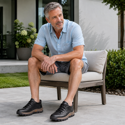 🎁 ¡Último día con un 30 % de descuento! ¡No te lo pierdas! ⏰ Zapatos italianos de piel auténtica, hechos a mano ✅ Soporte para el arco del pie: ayuda a aliviar las molestias ✅ Diseño ergonómico para caminar sin dolor