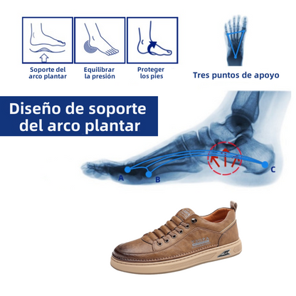 🎁 ¡Último día con un 30 % de descuento! ¡No te lo pierdas! ⏰ Zapatos italianos de piel auténtica, hechos a mano ✅ Soporte para el arco del pie: ayuda a aliviar las molestias ✅ Diseño ergonómico para caminar sin dolor