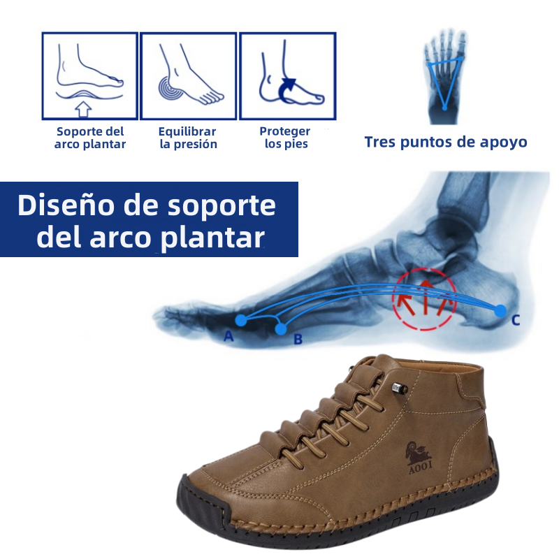 🎁 ¡Último día, 70% de descuento! ¡No te lo pierdas! ⏰ Zapatos italianos de cuero genuino hechos a mano ✅ Soporte para el arco: alivia las molestias ✅ Diseño ergonómico, caminar sin dolor ✅ Unisex