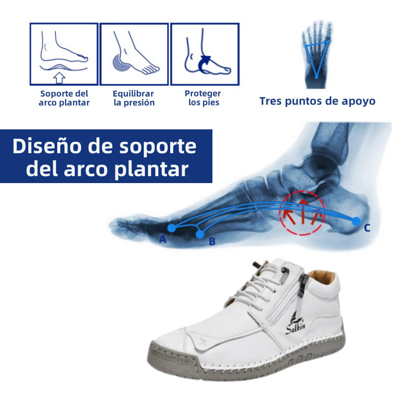 🎁 ¡Último día, 70% de descuento! ¡No te lo pierdas! ⏰ Zapatos italianos de cuero genuino hechos a mano ✅ Soporte para el arco: alivia las molestias ✅ Diseño ergonómico, caminar sin dolor ✅ Unisex