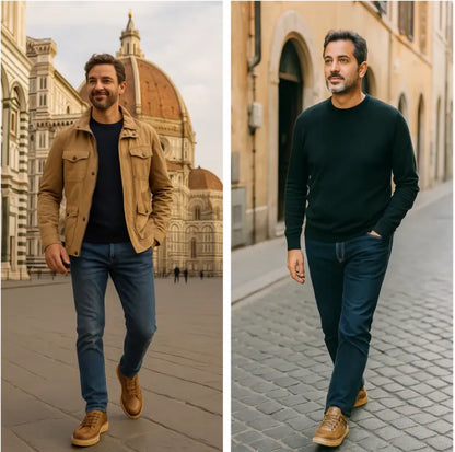 🎁 ¡Último día con un 30 % de descuento! ¡No te lo pierdas! ⏰ Zapatos italianos de piel auténtica, hechos a mano ✅ Soporte para el arco del pie: ayuda a aliviar las molestias ✅ Diseño ergonómico para caminar sin dolor