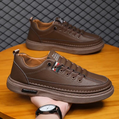 🐂 Zapatos de piel de becerro para hombre, fabricados en Australia 👞 Cosidos a mano, fáciles de poner y quitar ✅ Soporte para el arco del pie, alivio del dolor: caminar cómodamente