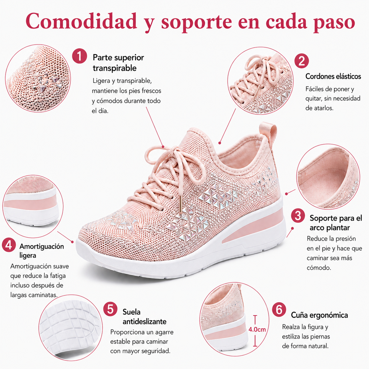 ¡Último día! ¡30 % de descuento! ✅ Zapatos ortopédicos diseñados especialmente para personas con problemas en los pies, que ayudan a aliviar el dolor de espalda, articulaciones y pies.