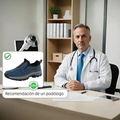 ⏰ ¡30% de descuento hoy! ¡No te lo pierdas! 🔥 Calzado ortopédico de alta calidad con diseño ergonómico y excelente soporte 🦶 Soporte para el arco del pie: ayuda a aliviar el dolor de pies.