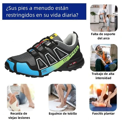 ⏰ ¡30% de descuento hoy! ¡No te lo pierdas! 🔥 Calzado ortopédico de alta calidad con diseño ergonómico y excelente soporte 🦶 Soporte para el arco del pie: ayuda a aliviar el dolor de pies.