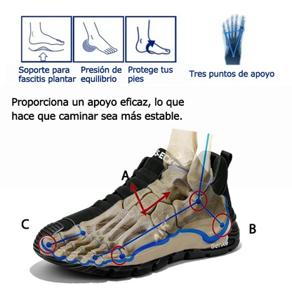⏰ ¡30% de descuento hoy! ¡No te lo pierdas! 🔥 Calzado ortopédico de alta calidad con diseño ergonómico y excelente soporte 🦶 Soporte para el arco del pie: ayuda a aliviar el dolor de pies.