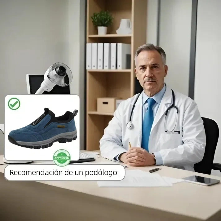 ⏰ ¡30% de descuento hoy! ¡No te lo pierdas! 🔥 Calzado ortopédico de alta calidad con diseño ergonómico y excelente soporte 🦶 Soporte para el arco del pie: ayuda a aliviar el dolor de pies.