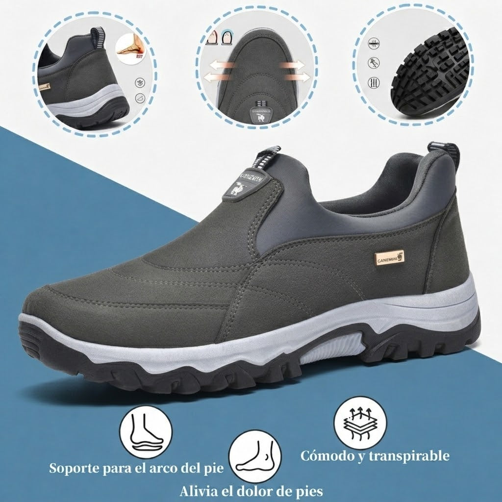 ⏰ ¡30% de descuento hoy! ¡No te lo pierdas! 🔥 Calzado ortopédico de alta calidad con diseño ergonómico y excelente soporte 🦶 Soporte para el arco del pie: ayuda a aliviar el dolor de pies.