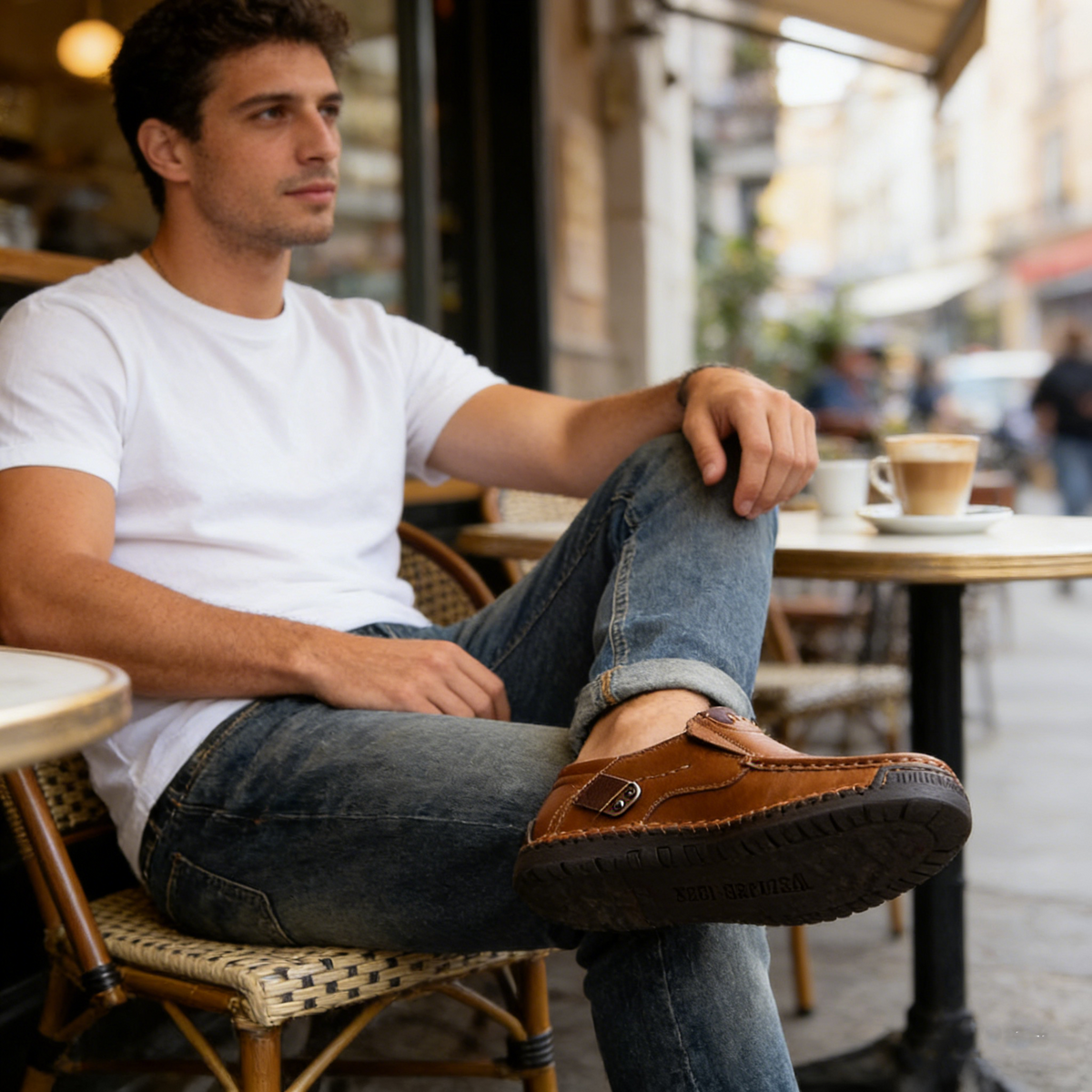 🎁 ¡Último día con un 30 % de descuento! ¡No te lo pierdas! ⏰ Zapatos italianos de piel auténtica, hechos a mano ✅ Soporte para el arco del pie: ayuda a aliviar las molestias ✅ Diseño ergonómico para caminar sin dolor