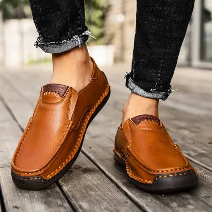 🎁 ¡Último día con un 30 % de descuento! ¡No te lo pierdas! ⏰ Zapatos italianos de piel auténtica, hechos a mano ✅ Soporte para el arco del pie: ayuda a aliviar las molestias ✅ Diseño ergonómico para caminar sin dolor
