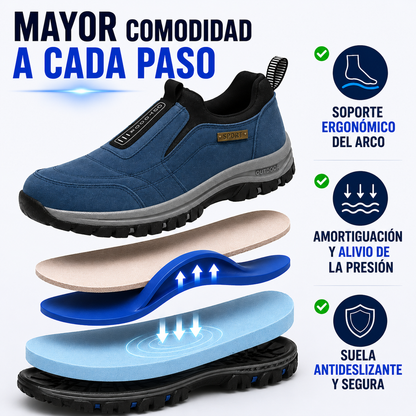 ⏰ ¡30% de descuento hoy! ¡No te lo pierdas! 🔥 Calzado ortopédico de alta calidad con diseño ergonómico y excelente soporte 🦶 Soporte para el arco del pie: ayuda a aliviar el dolor de pies.