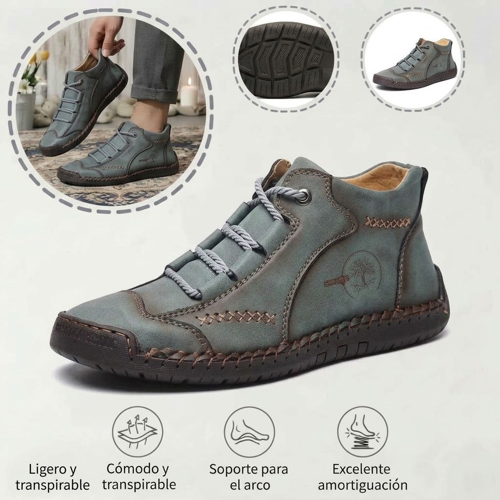 🎁 ¡Último día con un 30 % de descuento! ¡No te lo pierdas! ⏰ Zapatos italianos de piel auténtica, hechos a mano ✅ Soporte para el arco del pie: ayuda a aliviar las molestias ✅ Diseño ergonómico para caminar sin dolor