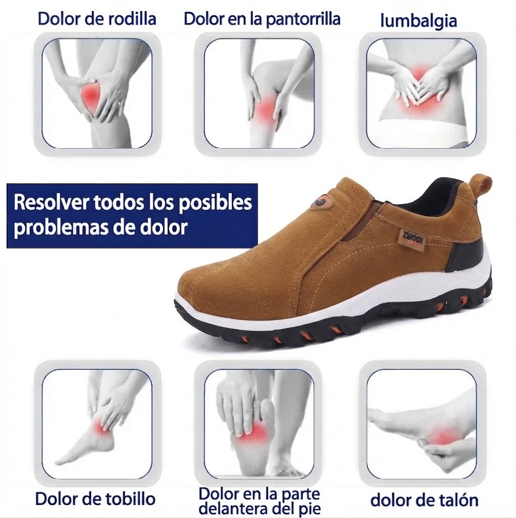 ⏰ ¡30% de descuento hoy! ¡No te lo pierdas! 🔥 Calzado ortopédico de alta calidad con diseño ergonómico y excelente soporte 🦶 Soporte para el arco del pie: ayuda a aliviar el dolor de pies.