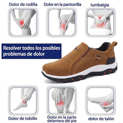 ⏰ ¡30% de descuento hoy! ¡No te lo pierdas! 🔥 Calzado ortopédico de alta calidad con diseño ergonómico y excelente soporte 🦶 Soporte para el arco del pie: ayuda a aliviar el dolor de pies.