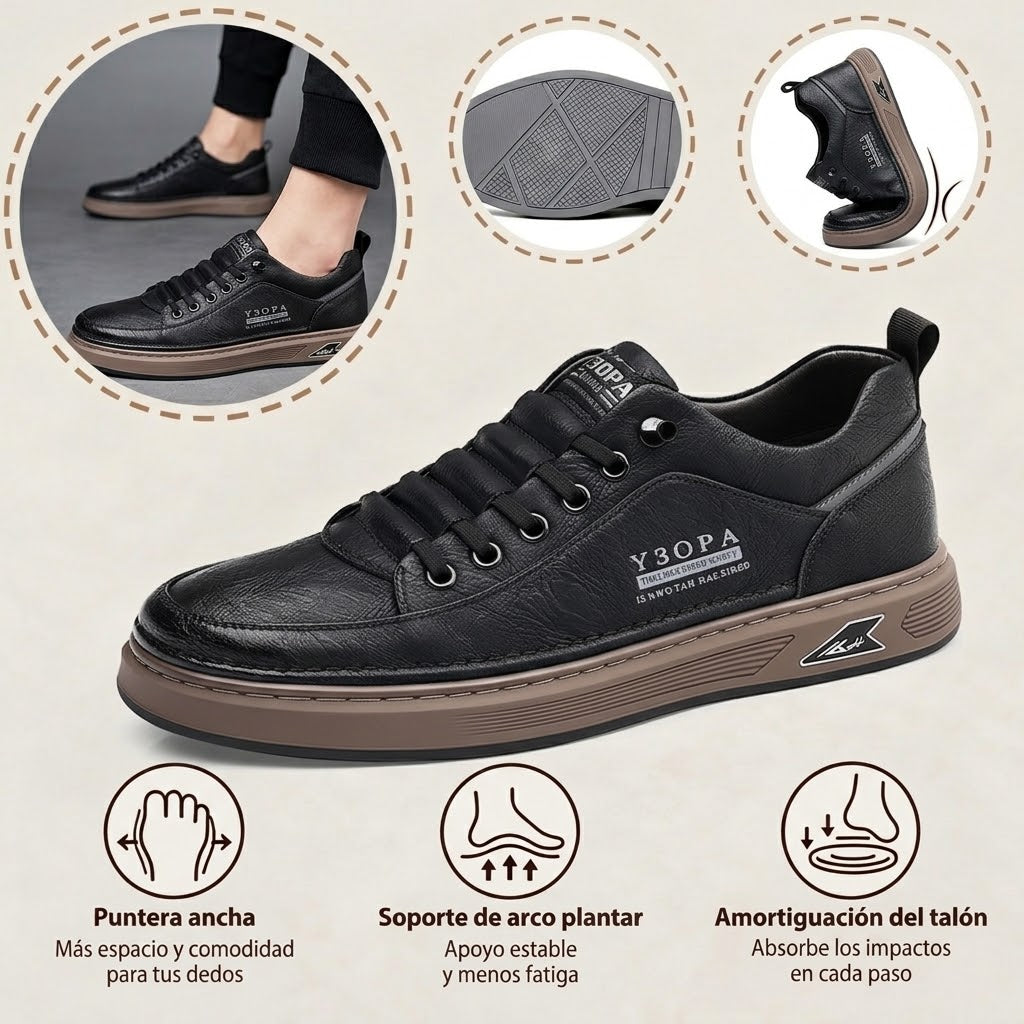 🎁 ¡Último día con un 30 % de descuento! ¡No te lo pierdas! ⏰ Zapatos italianos de piel auténtica, hechos a mano ✅ Soporte para el arco del pie: ayuda a aliviar las molestias ✅ Diseño ergonómico para caminar sin dolor