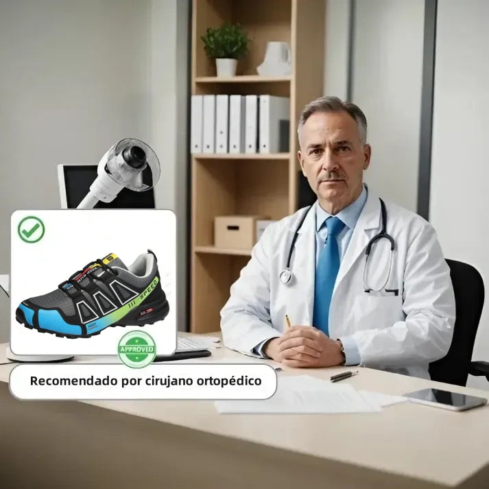 ⏰ ¡30% de descuento hoy! ¡No te lo pierdas! 🔥 Calzado ortopédico de alta calidad con diseño ergonómico y excelente soporte 🦶 Soporte para el arco del pie: ayuda a aliviar el dolor de pies.
