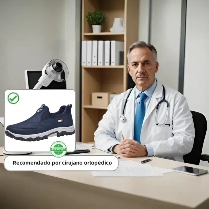 ⏰ ¡30% de descuento hoy! ¡No te lo pierdas! 🔥 Calzado ortopédico de alta calidad con diseño ergonómico y excelente soporte 🦶 Soporte para el arco del pie: ayuda a aliviar el dolor de pies.