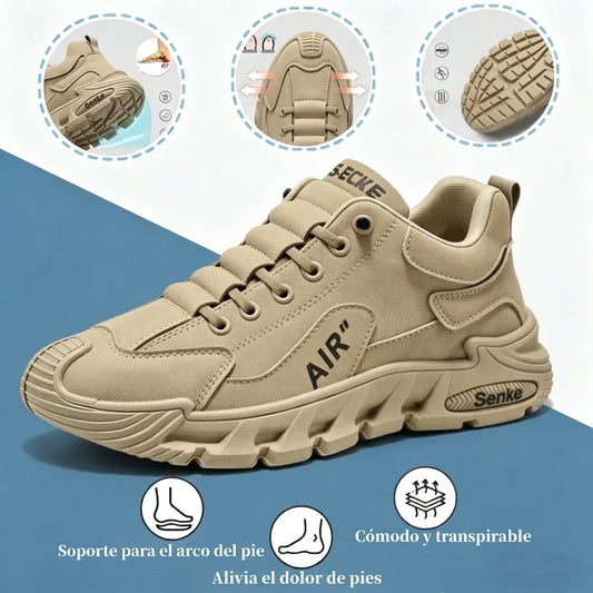 ⏰ ¡30% de descuento hoy! ¡No te lo pierdas! 🔥 Calzado ortopédico de alta calidad con diseño ergonómico y excelente soporte 🦶 Soporte para el arco del pie: ayuda a aliviar el dolor de pies.