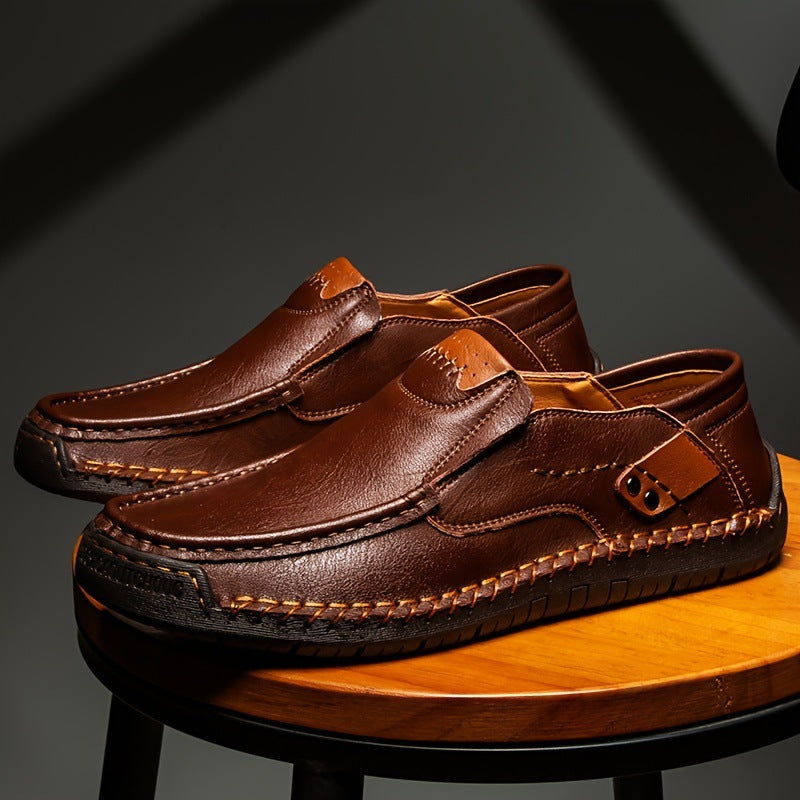 🎁 ¡Último día con un 30 % de descuento! ¡No te lo pierdas! ⏰ Zapatos italianos de piel auténtica, hechos a mano ✅ Soporte para el arco del pie: ayuda a aliviar las molestias ✅ Diseño ergonómico para caminar sin dolor