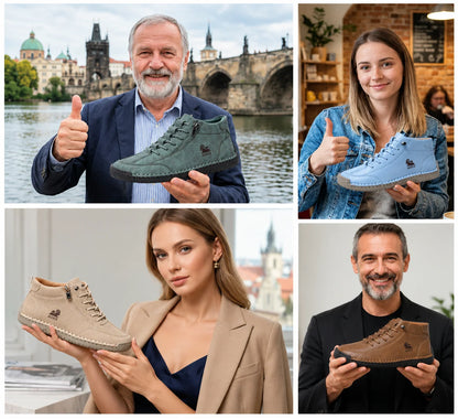 🎁 ¡Último día, 70% de descuento! ¡No te lo pierdas! ⏰ Zapatos italianos de cuero genuino hechos a mano ✅ Soporte para el arco: alivia las molestias ✅ Diseño ergonómico, caminar sin dolor ✅ Unisex