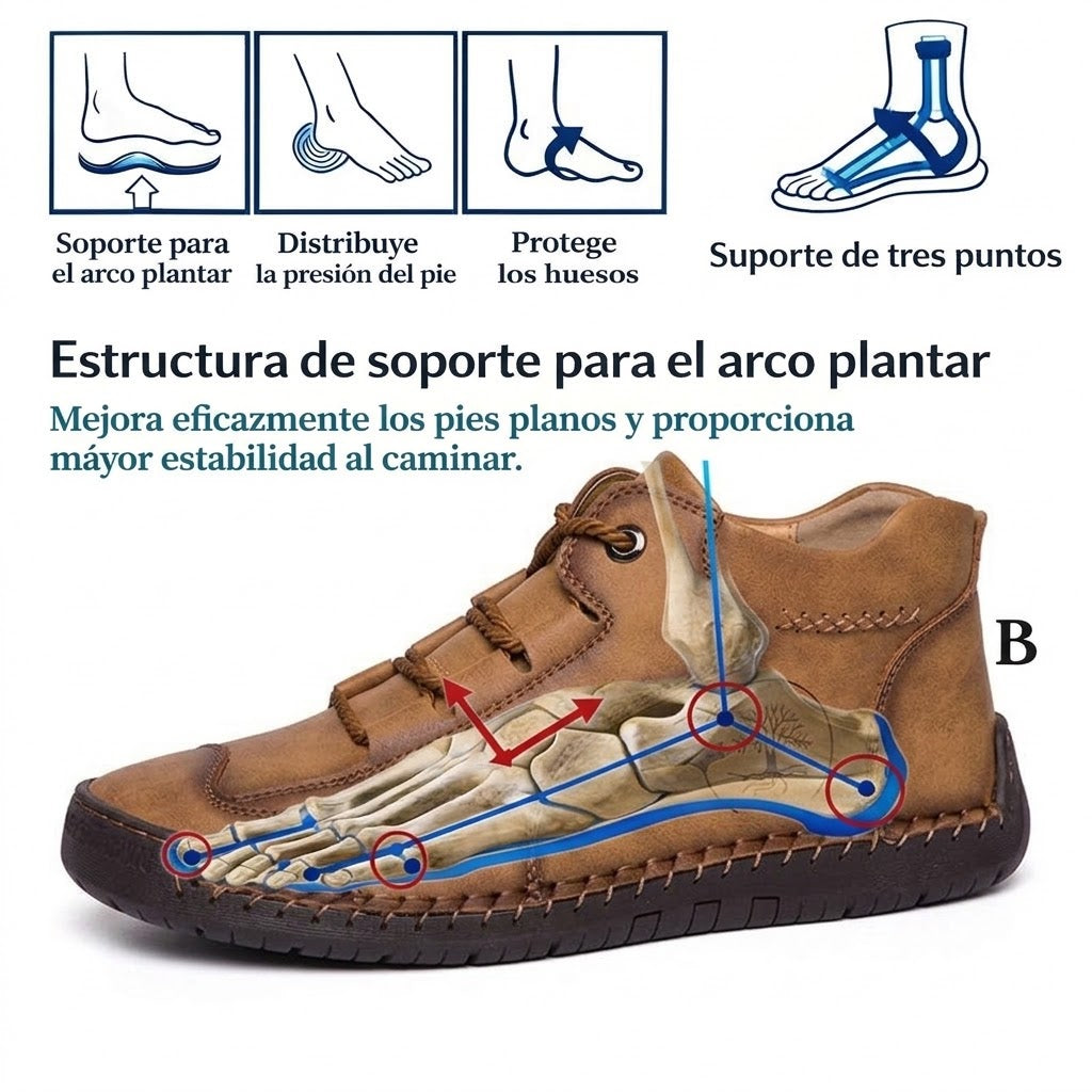 🎁 ¡Último día con un 30 % de descuento! ¡No te lo pierdas! ⏰ Zapatos italianos de piel auténtica, hechos a mano ✅ Soporte para el arco del pie: ayuda a aliviar las molestias ✅ Diseño ergonómico para caminar sin dolor