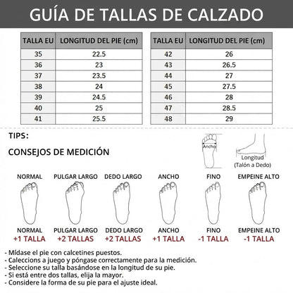 ⏰ ¡30% de descuento hoy! ¡No te lo pierdas! 🔥 Calzado ortopédico de alta calidad con diseño ergonómico y excelente soporte 🦶 Soporte para el arco del pie: ayuda a aliviar el dolor de pies.