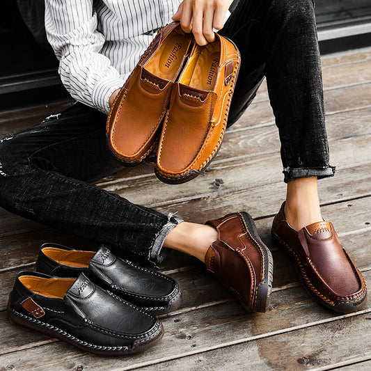 🎁 ¡Último día con un 30 % de descuento! ¡No te lo pierdas! ⏰ Zapatos italianos de piel auténtica, hechos a mano ✅ Soporte para el arco del pie: ayuda a aliviar las molestias ✅ Diseño ergonómico para caminar sin dolor