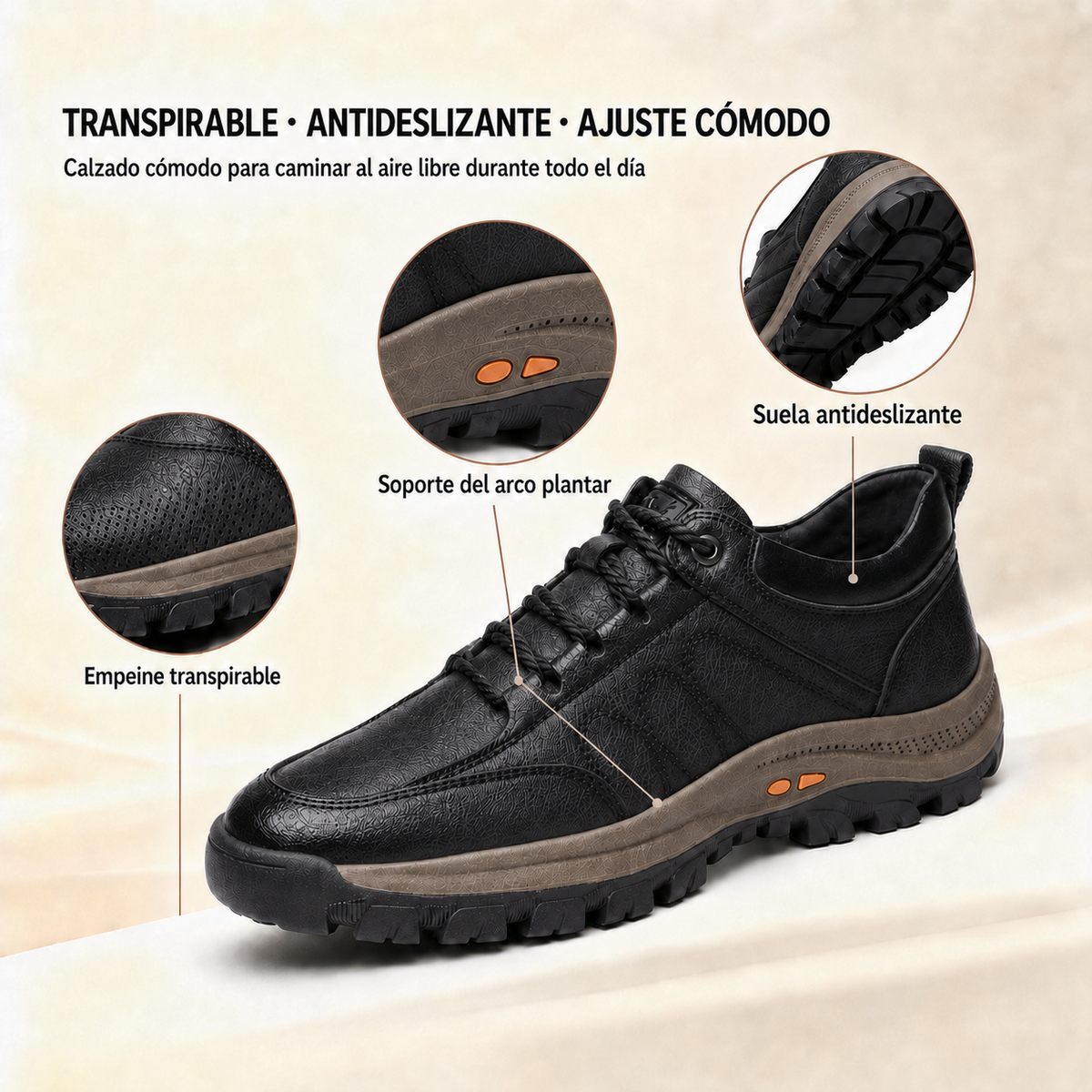 🎁 ¡Último día con un 30 % de descuento! ¡No te lo pierdas! ⏰ Zapatos italianos de piel auténtica, hechos a mano ✅ Soporte para el arco del pie: ayuda a aliviar las molestias ✅ Diseño ergonómico para caminar sin dolor
