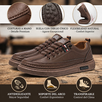🎁 ¡Último día con un 30 % de descuento! ¡No te lo pierdas! ⏰ Zapatos italianos de piel auténtica, hechos a mano ✅ Soporte para el arco del pie: ayuda a aliviar las molestias ✅ Diseño ergonómico para caminar sin dolor