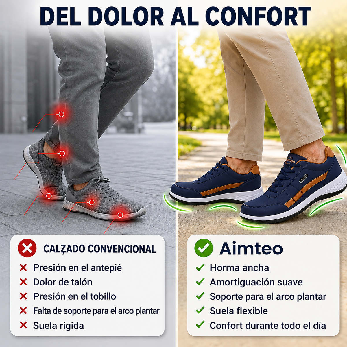 🎁 ¡Último día con un 30 % de descuento! ¡No te lo pierdas! ⏰ Zapatos italianos de piel auténtica, hechos a mano ✅ Soporte para el arco del pie: ayuda a aliviar las molestias ✅ Diseño ergonómico para caminar sin dolor