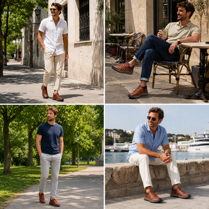 🎁 ¡Último día con un 30 % de descuento! ¡No te lo pierdas! ⏰ Zapatos italianos de piel auténtica, hechos a mano ✅ Soporte para el arco del pie: ayuda a aliviar las molestias ✅ Diseño ergonómico para caminar sin dolor