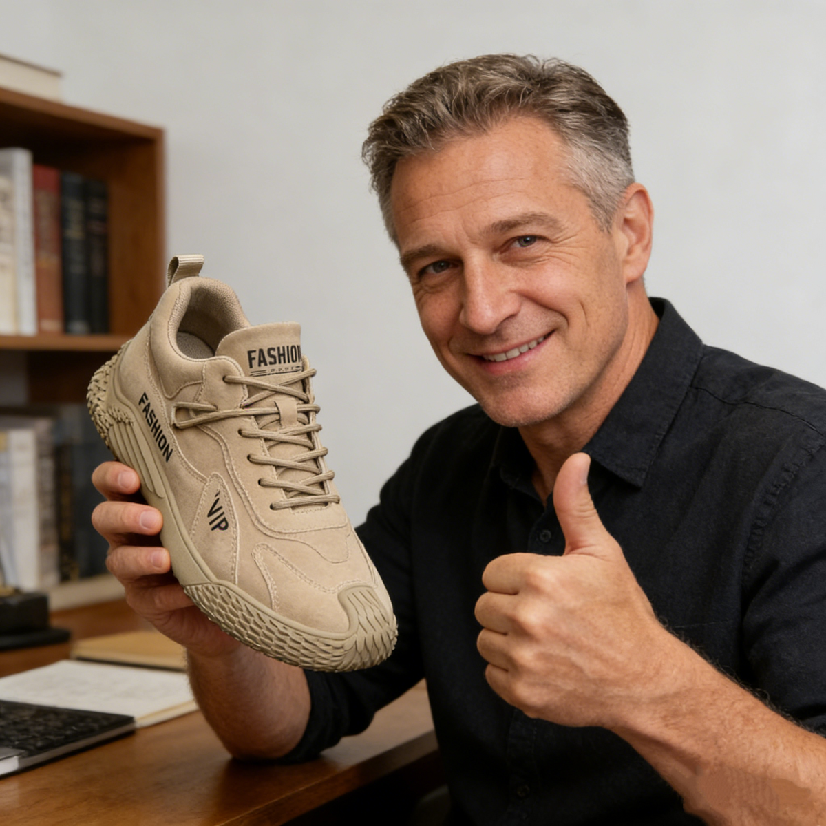 ⏰ ¡30% de descuento hoy! ¡No te lo pierdas! Zapatos ortopédicos ergonómicos para caminar que amortiguan eficazmente el impacto. ✅ Zapatos ortopédicos saludables, diseñados específicamente para hombres.