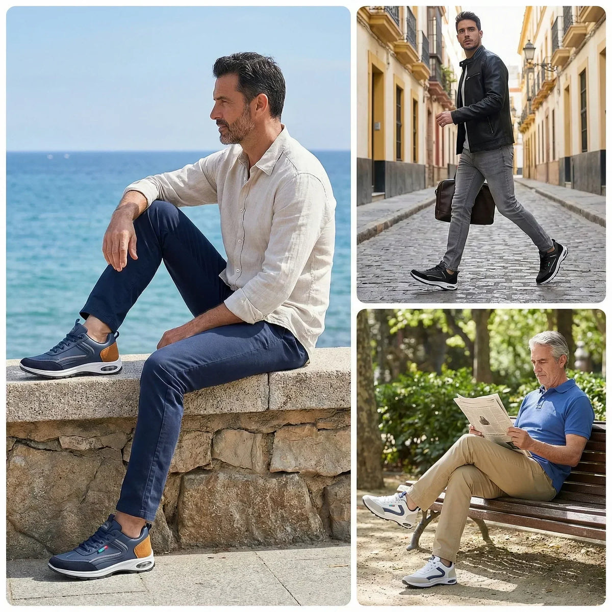 🎁 ¡Último día con un 30 % de descuento! ¡No te lo pierdas! ⏰ Zapatos italianos de piel auténtica, hechos a mano ✅ Soporte para el arco del pie: ayuda a aliviar las molestias ✅ Diseño ergonómico para caminar sin dolor