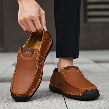 🔥 ¡30% de descuento por tiempo limitado! 🐂Mocasines de Cuero Premium - Comodidad y Estilo-Diseño ergonómico con soporte de arco, impermeables y antideslizantes.