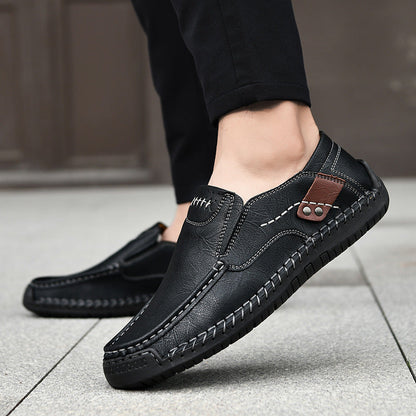 🔥 ¡30% de descuento por tiempo limitado! 🐂Mocasines de Cuero Premium - Comodidad y Estilo-Diseño ergonómico con soporte de arco, impermeables y antideslizantes.
