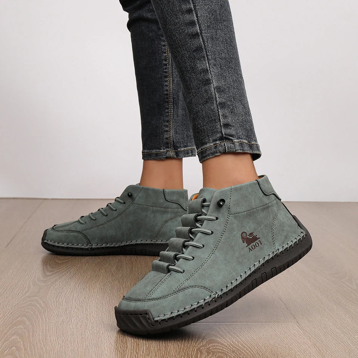🎁 ¡Último día, 70% de descuento! ¡No te lo pierdas! ⏰ Zapatos italianos de cuero genuino hechos a mano ✅ Soporte para el arco: alivia las molestias ✅ Diseño ergonómico, caminar sin dolor ✅ Unisex