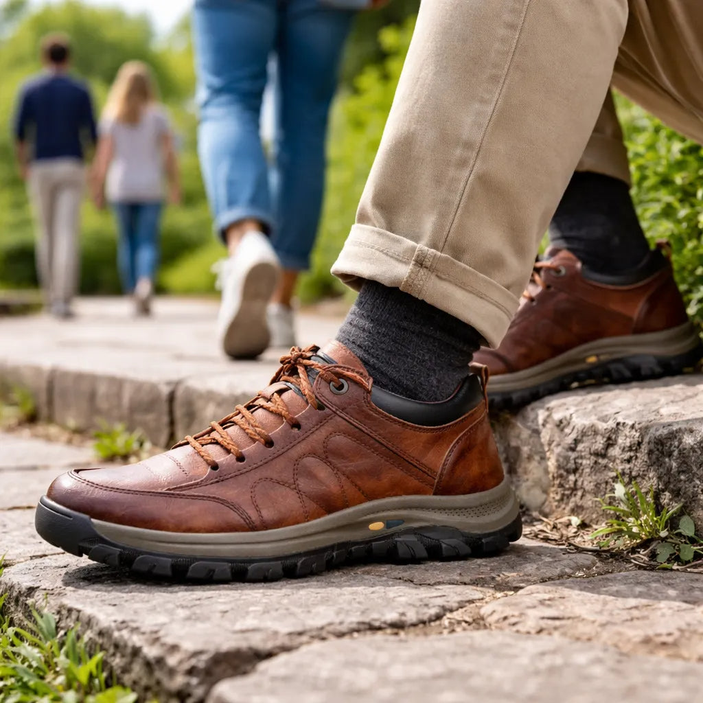 🎁 ¡Último día con un 30 % de descuento! ¡No te lo pierdas! ⏰ Zapatos italianos de piel auténtica, hechos a mano ✅ Soporte para el arco del pie: ayuda a aliviar las molestias ✅ Diseño ergonómico para caminar sin dolor