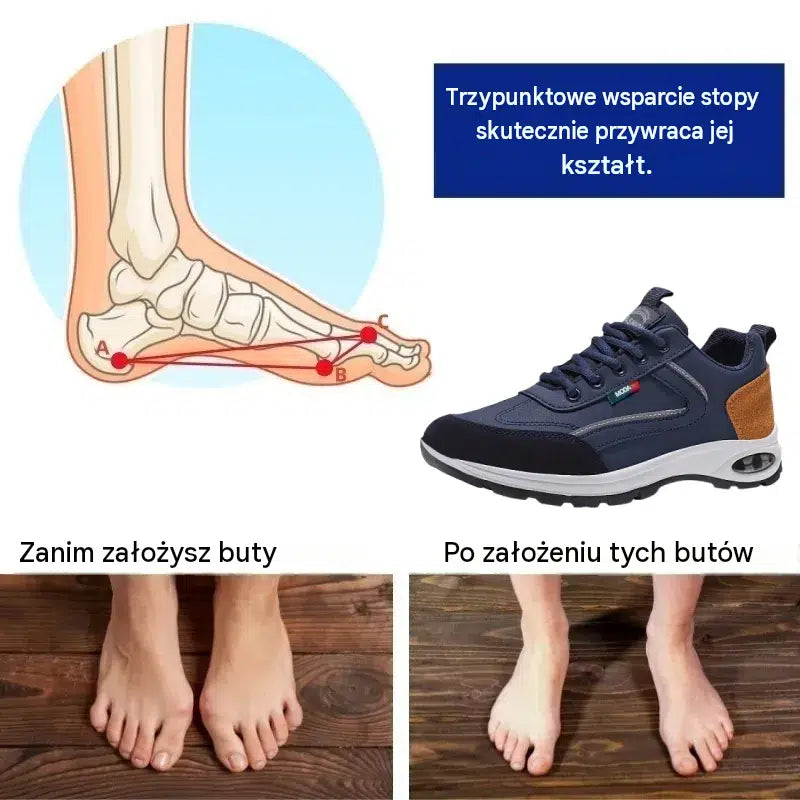 🎉 ¡Último día! ¡30% de descuento! ✅ Calzado ortopédico diseñado específicamente para personas con problemas en los pies; ofrece soporte para el arco y alivia el dolor de espalda, articulaciones y pies.