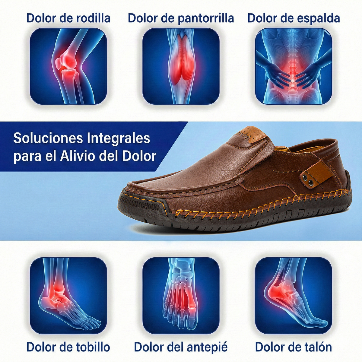 🔥 ¡30% de descuento por tiempo limitado! 🐂Mocasines de Cuero Premium - Comodidad y Estilo-Diseño ergonómico con soporte de arco, impermeables y antideslizantes.