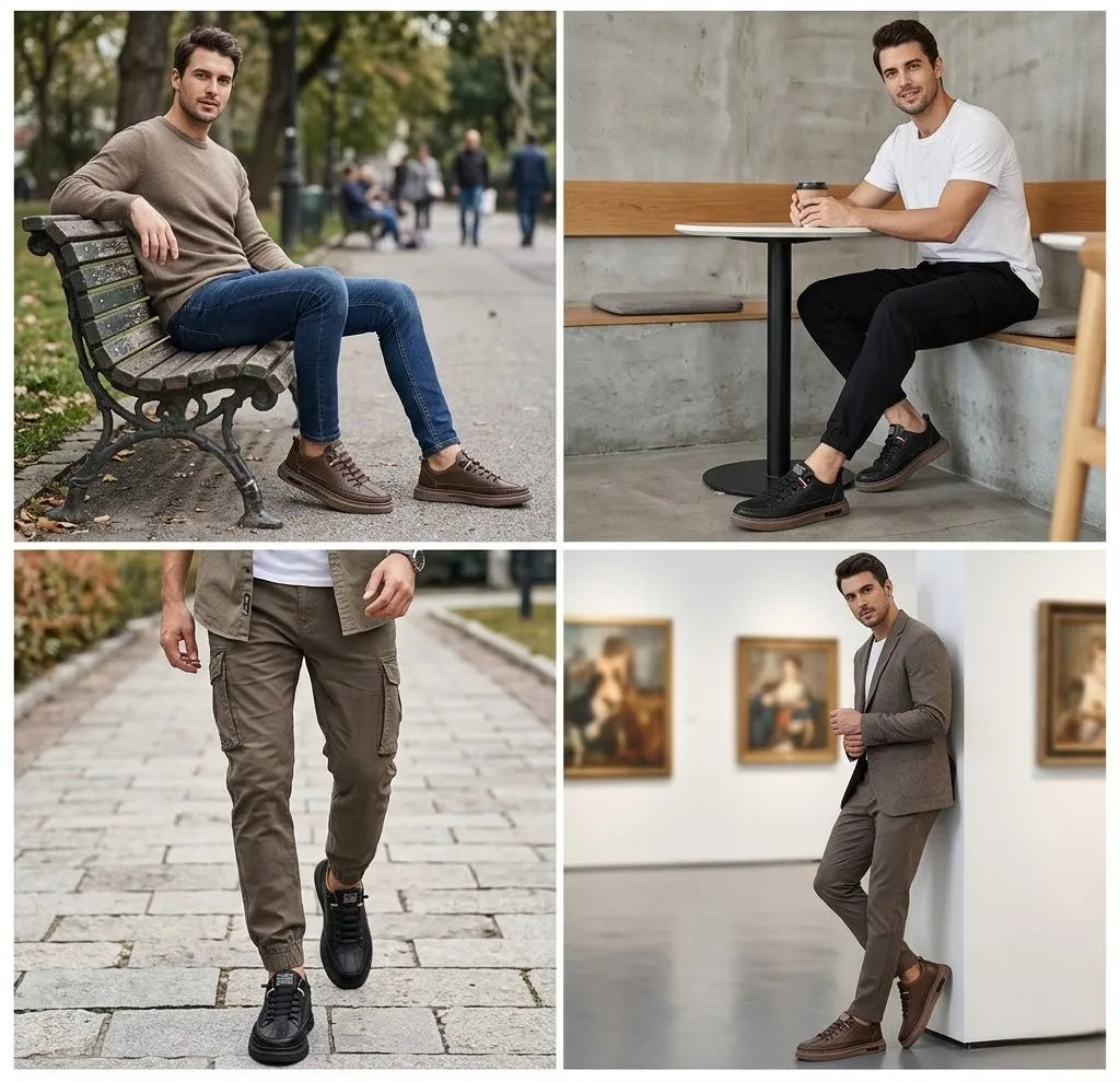 🎁 ¡Último día con un 30 % de descuento! ¡No te lo pierdas! ⏰ Zapatos italianos de piel auténtica, hechos a mano ✅ Soporte para el arco del pie: ayuda a aliviar las molestias ✅ Diseño ergonómico para caminar sin dolor